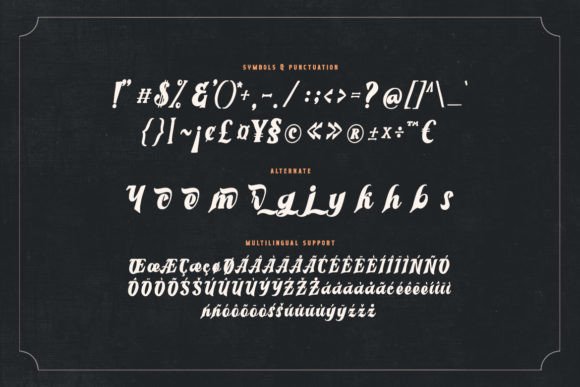 Allegata Font Poster 3