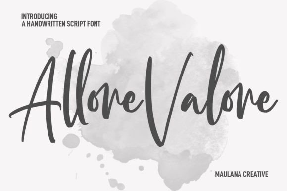 Allore Valore Font Poster 1