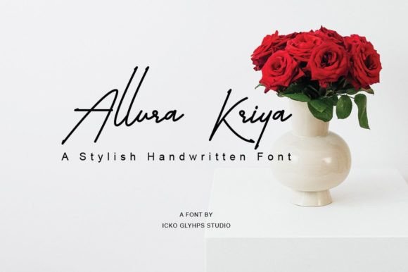 Allura Kriya Font Poster 1