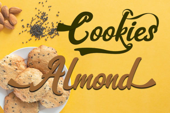 Almond Butter Font Poster 6