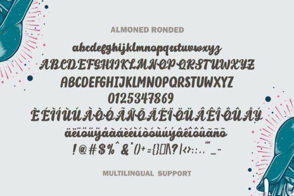 Almonet Ronded Font Poster 6