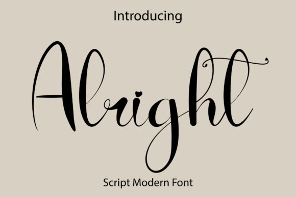 Alright Font