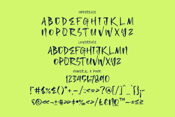 Althory Font Poster 13
