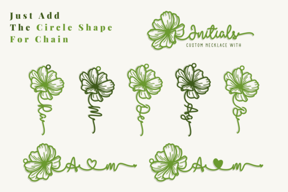 Amanda Birth Flower Duo Font Poster 3