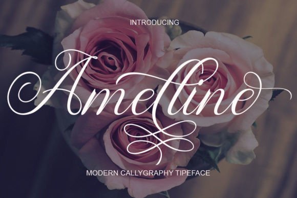 Amelline Font Poster 1