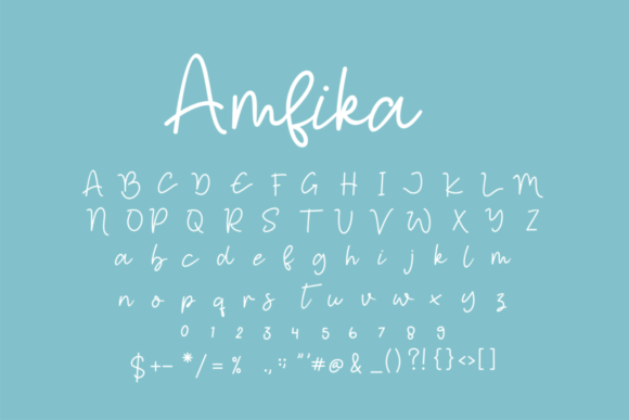 Amfika Font Poster 3