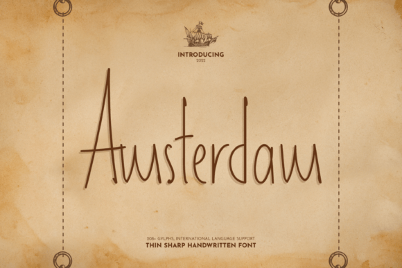 Amsterdam Font Poster 1