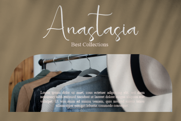 Anastasia Nathalie Font Poster 8