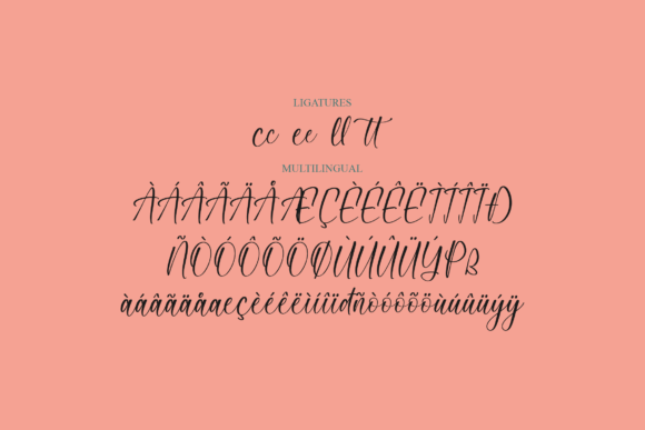 Angellica Font Poster 14