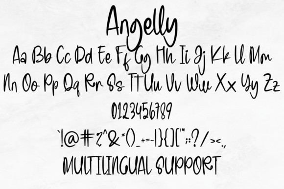 Angelly Font Poster 8