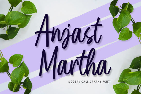 Anjast Martha Font Poster 1