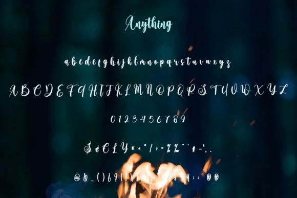 Anything Font Poster 6