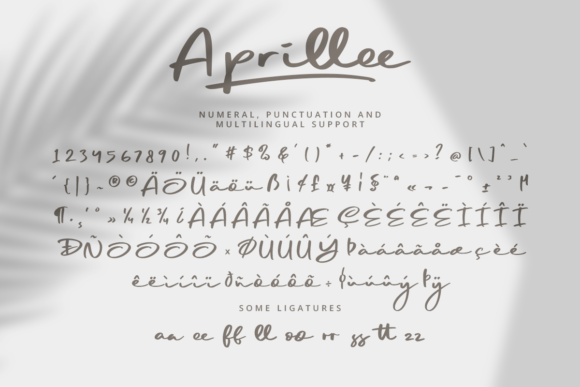 Aprillee Font Poster 9