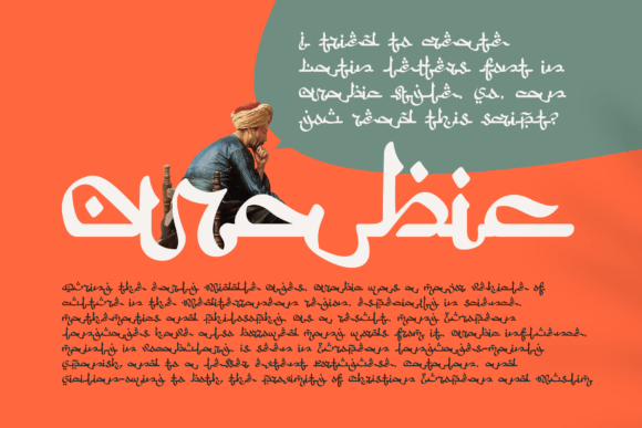Arabic Script Font Poster 11