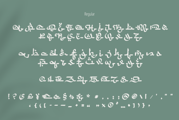 Arabic Script Font Poster 13