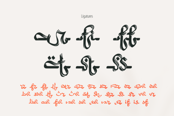 Arabic Script Font Poster 6