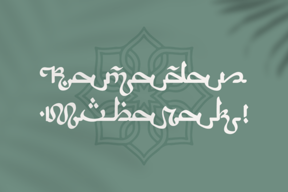 Arabic Script Font Poster 9