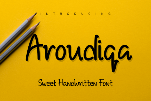 Aroudiqa Font Poster 1