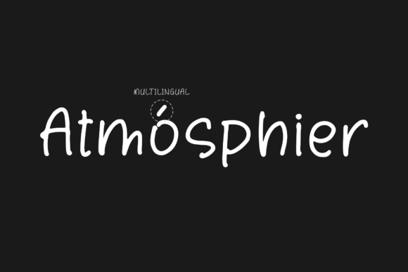 Atmosphier Notes Font Poster 12