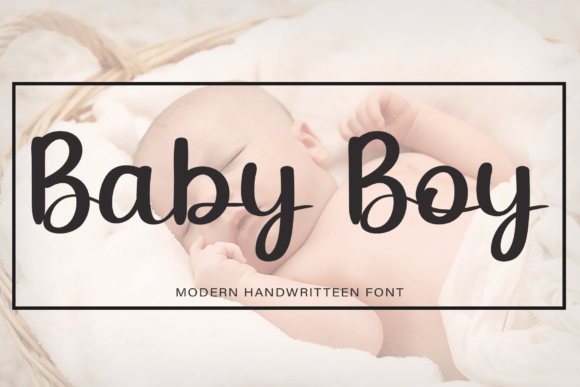 Baby Boy Font