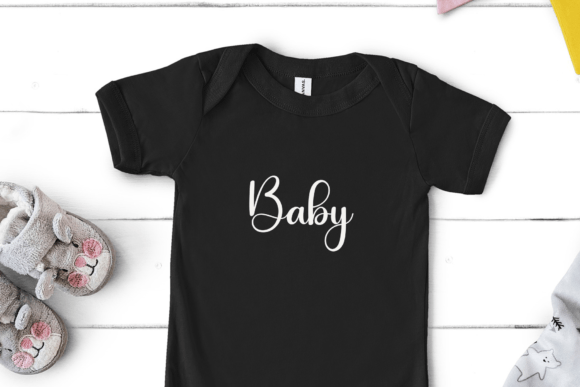 Baby Cute Font Poster 4
