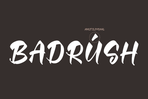 Badrush Font Poster 10