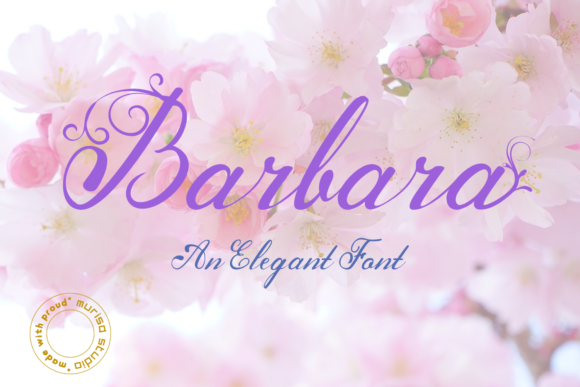 Barbara Font Poster 1