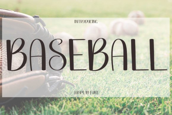 Baseball Font