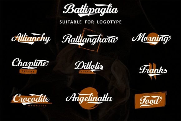 Battipaglia Font Poster 5