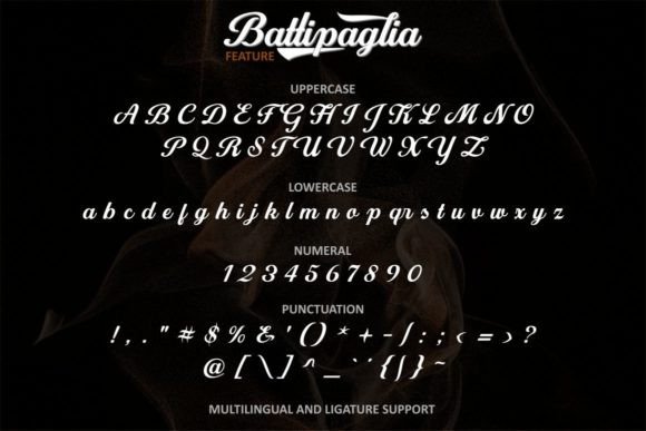 Battipaglia Font Poster 8