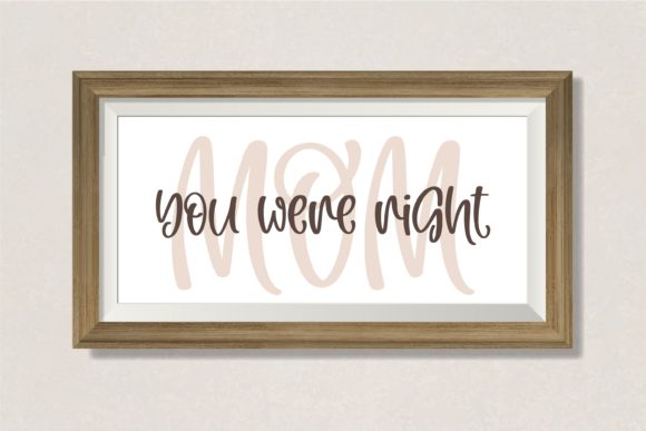 Beautiful Mother Font Poster 7