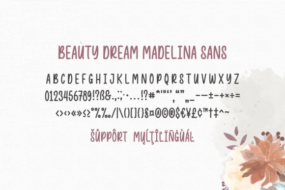 Beauty Dream Madelina Font Poster 7