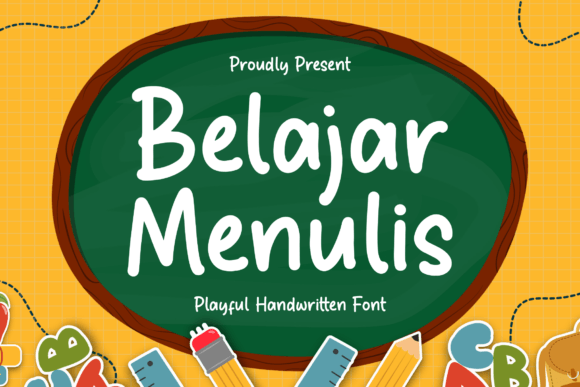 Belajar Menulis Font Poster 1