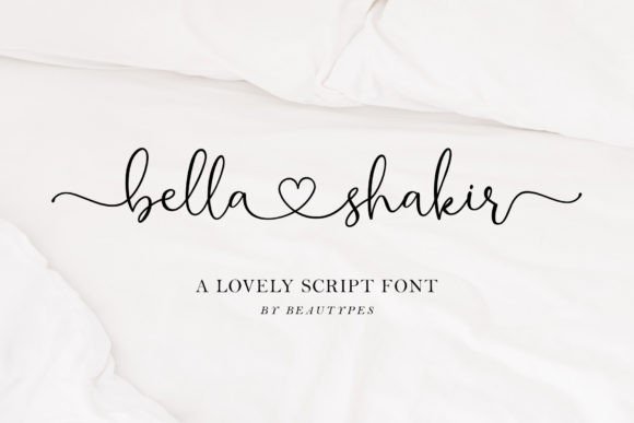 Bella Shakir Font Poster 1