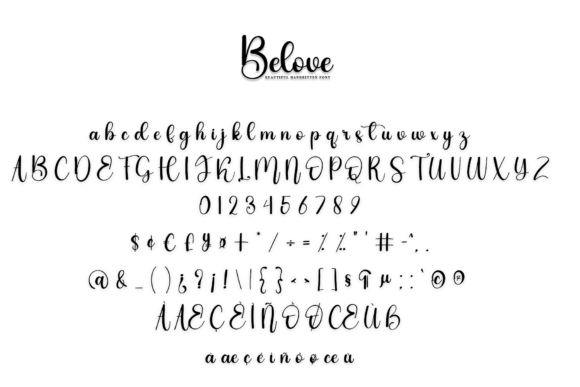 Belove Font Poster 6