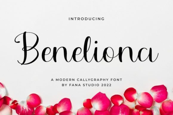 Beneliona Font Poster 1