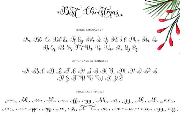 Best Christmas Font Poster 7
