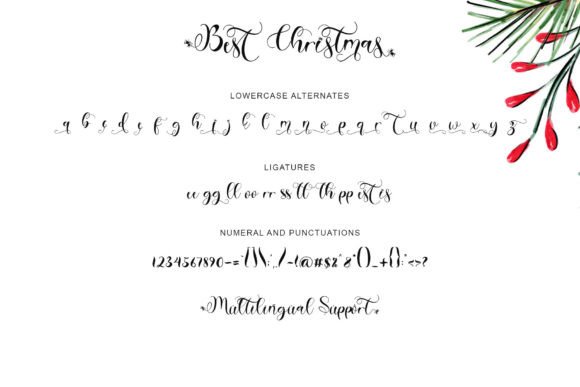 Best Christmas Font Poster 8