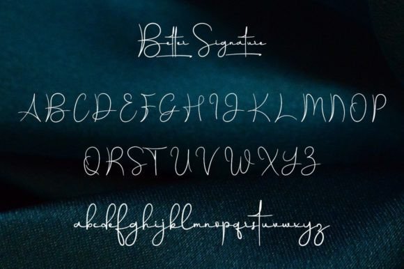 Better Signature Font Poster 8