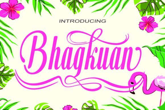 Bhagkuan Font Poster 1