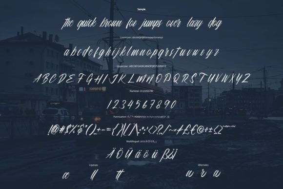 Billishin Font Poster 6