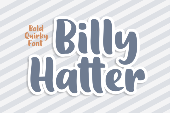 Billy Hatter Font Poster 10