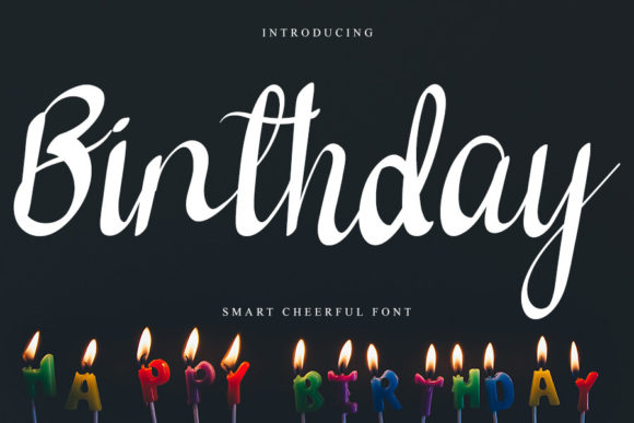 Birthday Font Poster 1