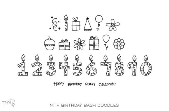 Birthday Bash Duo Font Poster 3