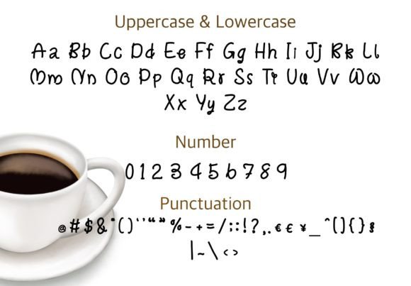Black Coffee Font Poster 2