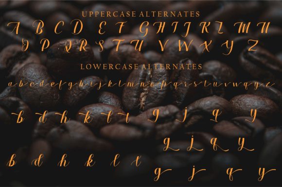 Black Coffee Font Poster 9