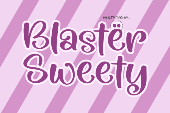 Blaster Font Poster 12