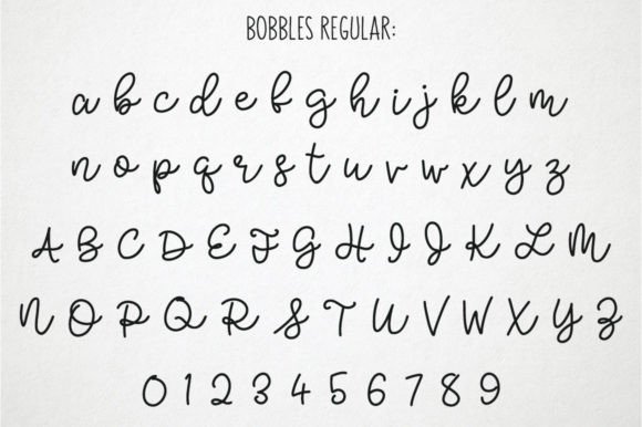 Bobbles Font Poster 7