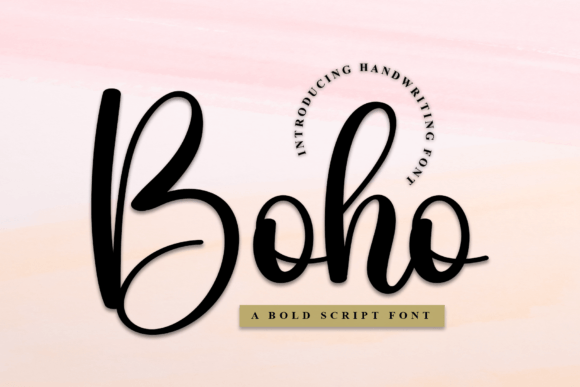 Boho Font Poster 1