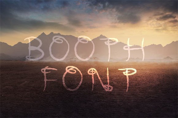 Booth Font Poster 2